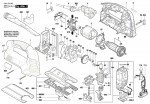 Bosch 3 601 E18 001 Gst 160 Bce Orbital Jigsaw 230 V / Eu Spare Parts